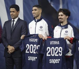 卡尼萨雷斯：阿什拉夫和维蒂尼亚比登贝莱更配得上金球奖